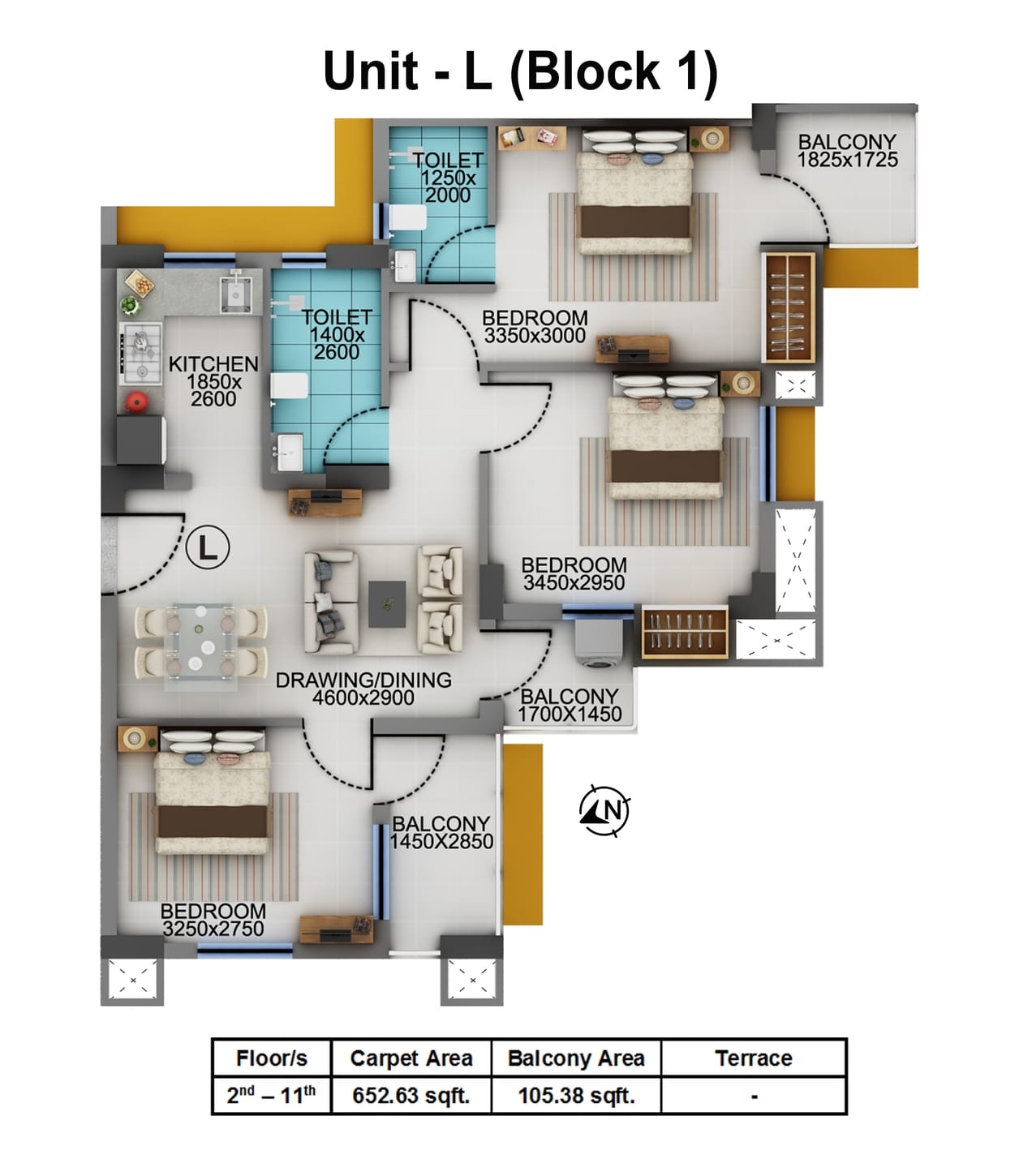 3BHK